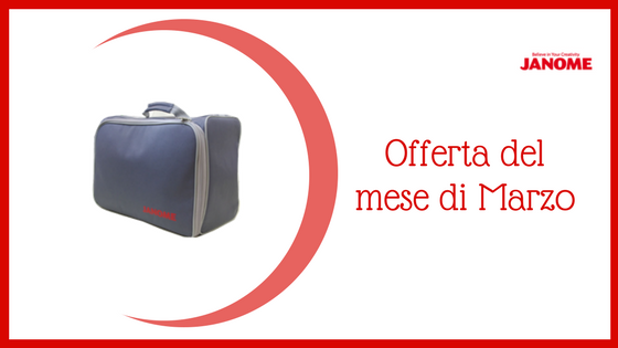 janome offerta marzo 2017