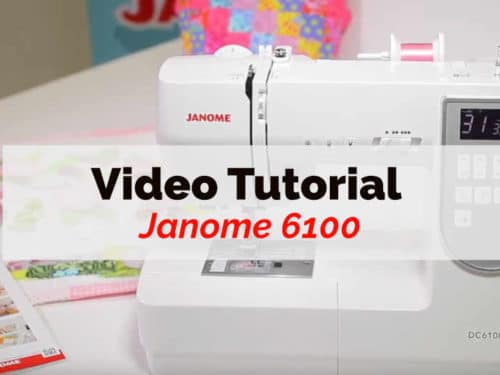 janome macchine da cucire video tutorial 6100