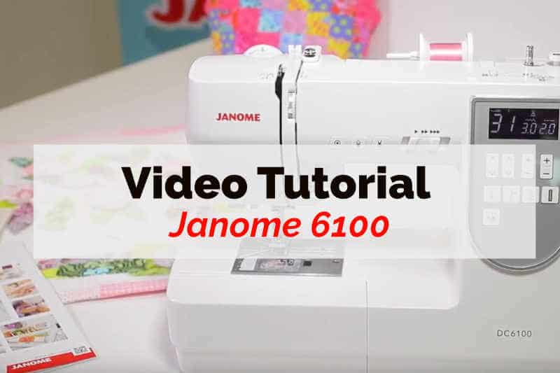 janome macchine da cucire video tutorial 6100