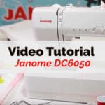 janome macchine da cucire video tutorial 6050