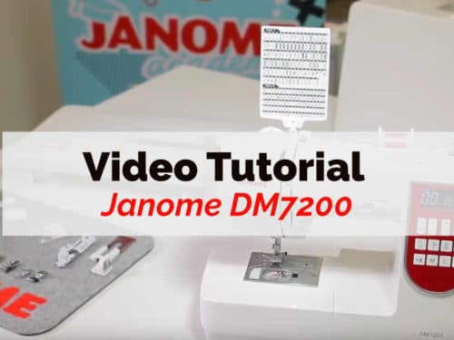 janome macchine da cucire video tutorial 7200