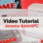 janome macchine da cucire Video tutorial 8200qpc