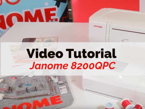 janome macchine da cucire Video tutorial 8200qpc