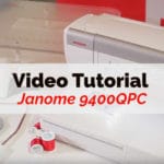 janome macchine da cucire video tutorial 9400