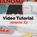 janome macchine da cucire video tutorial s3