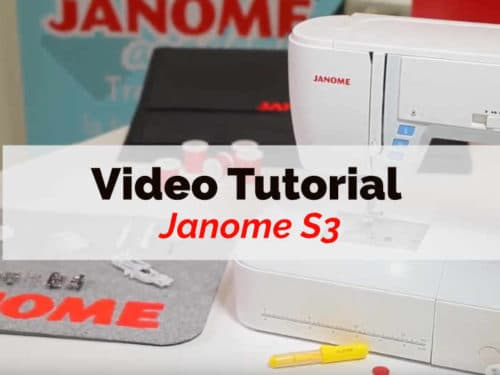 janome macchine da cucire video tutorial s3