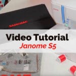 janome macchine da cucire video tutorial s5