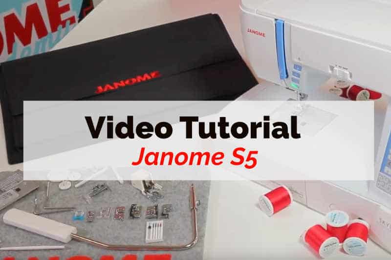 janome macchine da cucire video tutorial s5