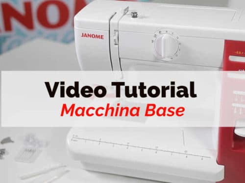 janome macchine da cucire video tutorial macchina base