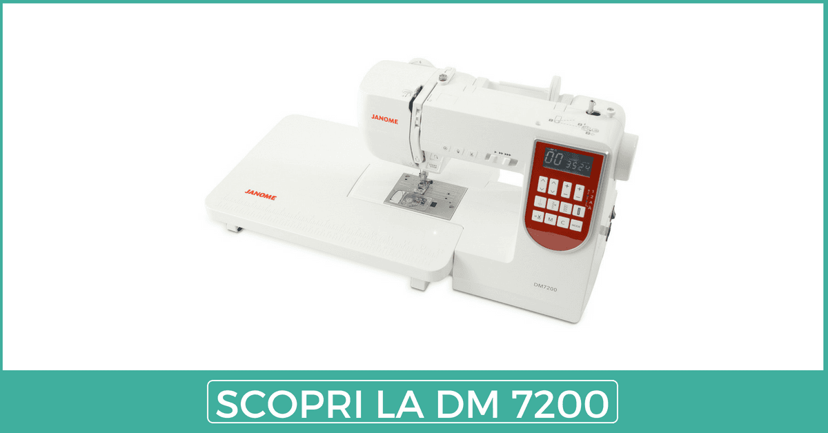 Janome DM 7200 per principiante