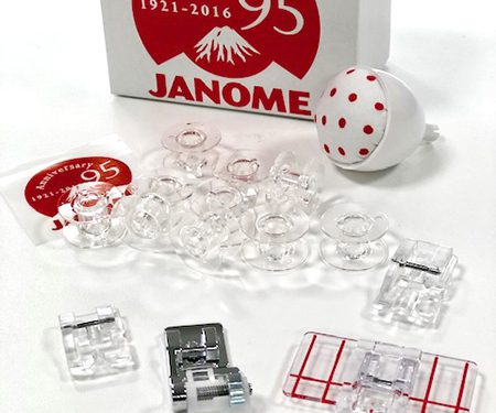 janome macchine da cucire KIT 95° ANNIVERSARIO