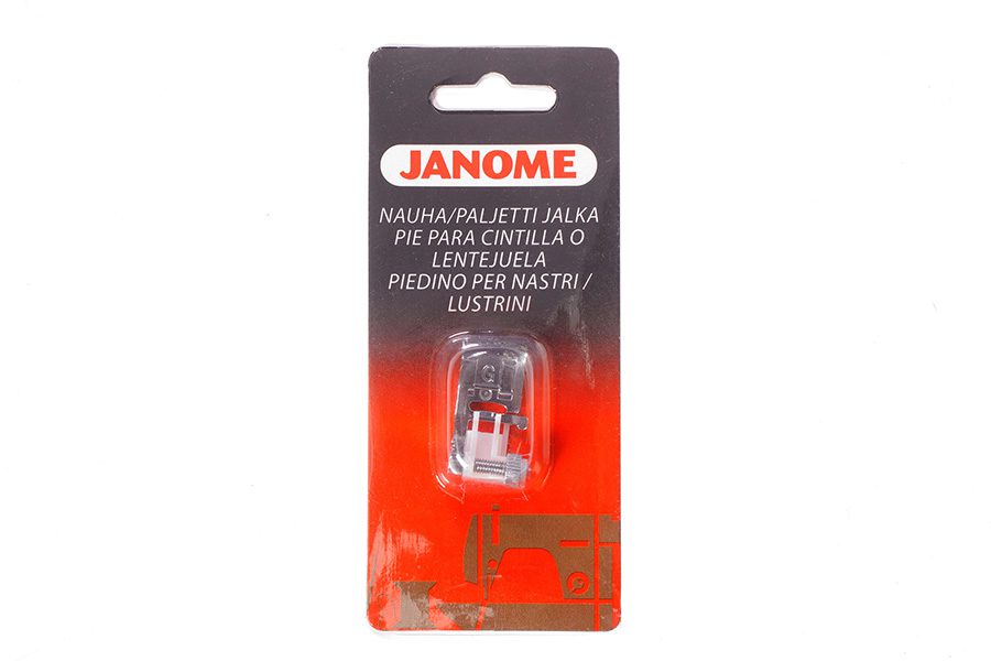 janome macchine da cucire piedini per nastri e paillettes