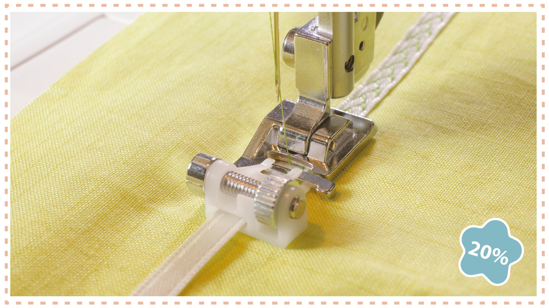 Dreamstitch Piedino Per Macchina Da Cucire Janome MC400E/500E Ed Elna 830 EXpressive, 852890000, Per Ricamo E Trapuntatura - 2