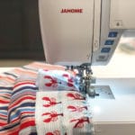 janome macchine da cucire piedino pieghettatore