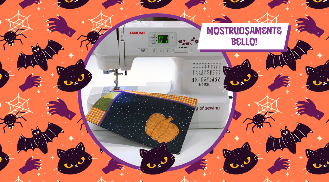 janome macchine da cucire e1030 tutorial cucito creativo halloween 2020