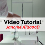 janome macchine da cucire video tutorial at2000d