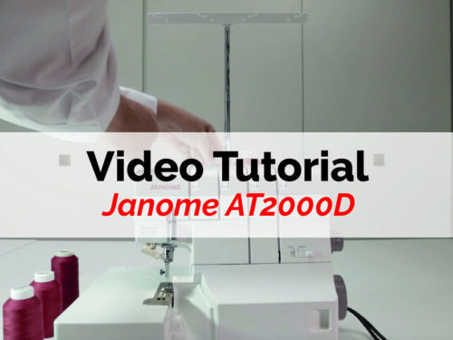 janome macchine da cucire video tutorial at2000d