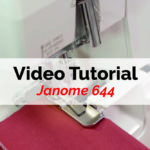 janome macchine da cucire video tutorial 644