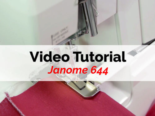 janome macchine da cucire video tutorial 644