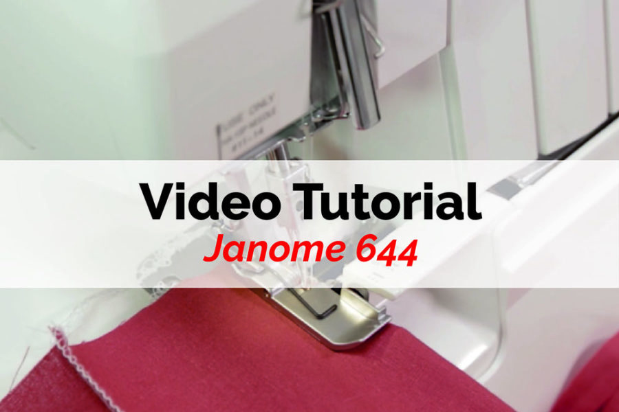 janome macchine da cucire video tutorial 644