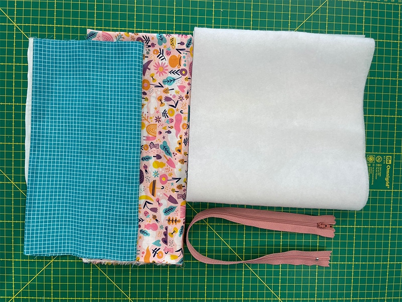 Cucito creativo: pochette materiale