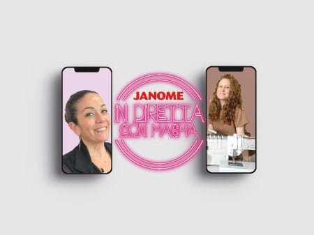 janome macchine da cucire in diretta con masha