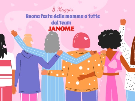 janome macchine da cucire festa della mamma 2022