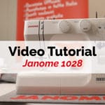 janome macchine da cucire video tutorial 1028