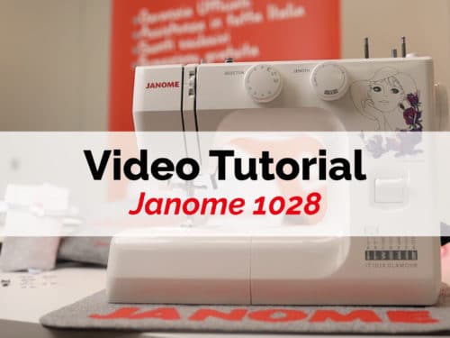 janome macchine da cucire video tutorial 1028