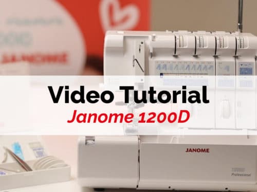 janome macchine da cucire video tutorial 1200D