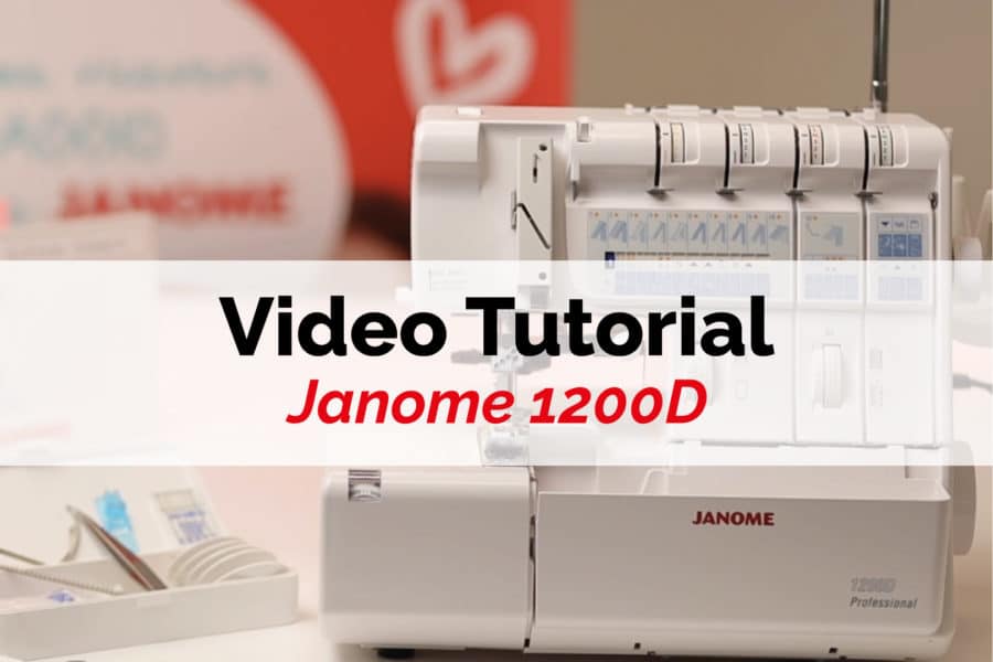 janome macchine da cucire video tutorial 1200D