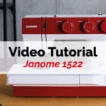 janome macchine da cucire video tutorial 1522