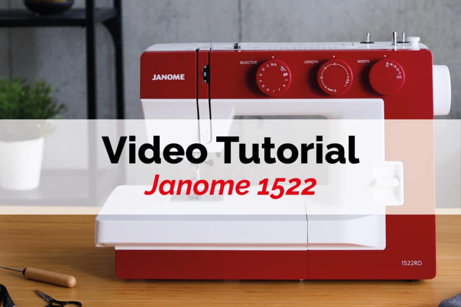 janome macchine da cucire video tutorial 1522