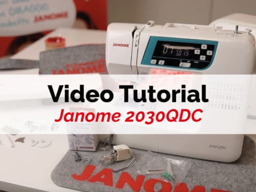 janome macchine da cucire video tutorial 2030qdc