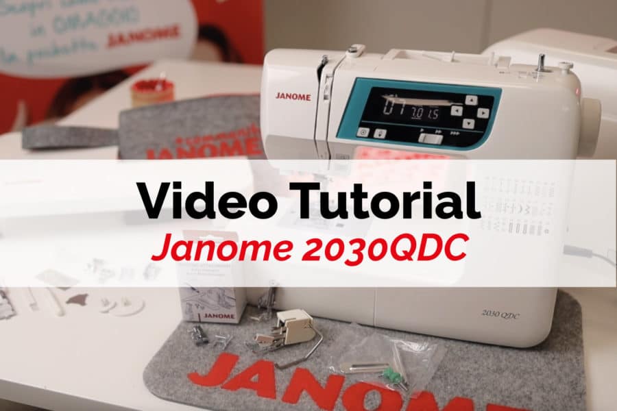 janome macchine da cucire video tutorial 2030qdc