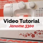 janome macchine da cucire vide tutorial 3300