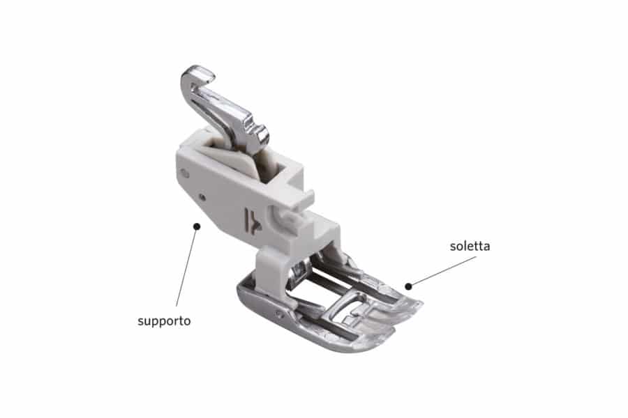 janome macchine da cucire Piedino acufeed con supporto largo completo