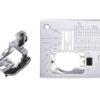 janome macchine da cucire Piedino acufeed per cuciture 6 mm e placca ago