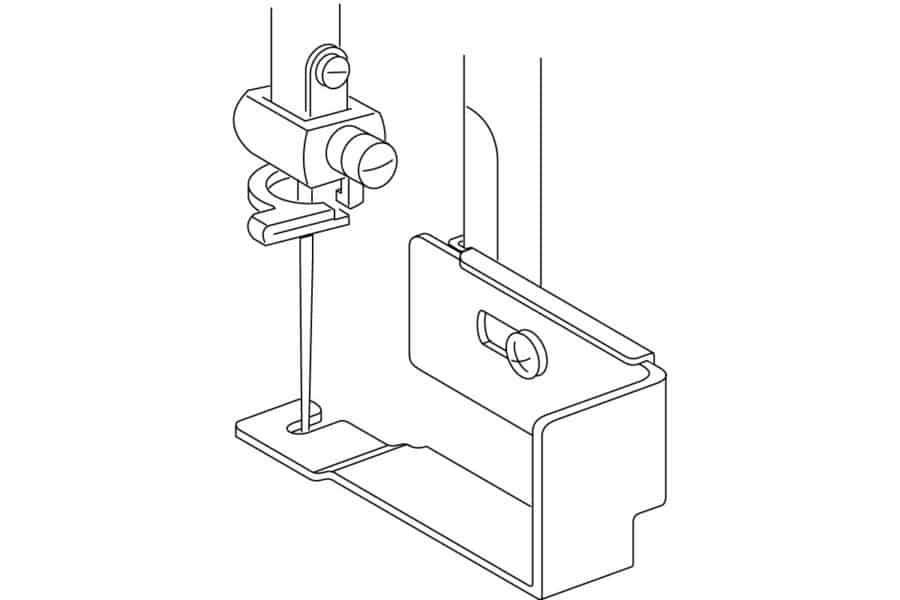 piedino per velluto macchina janome alta velocità