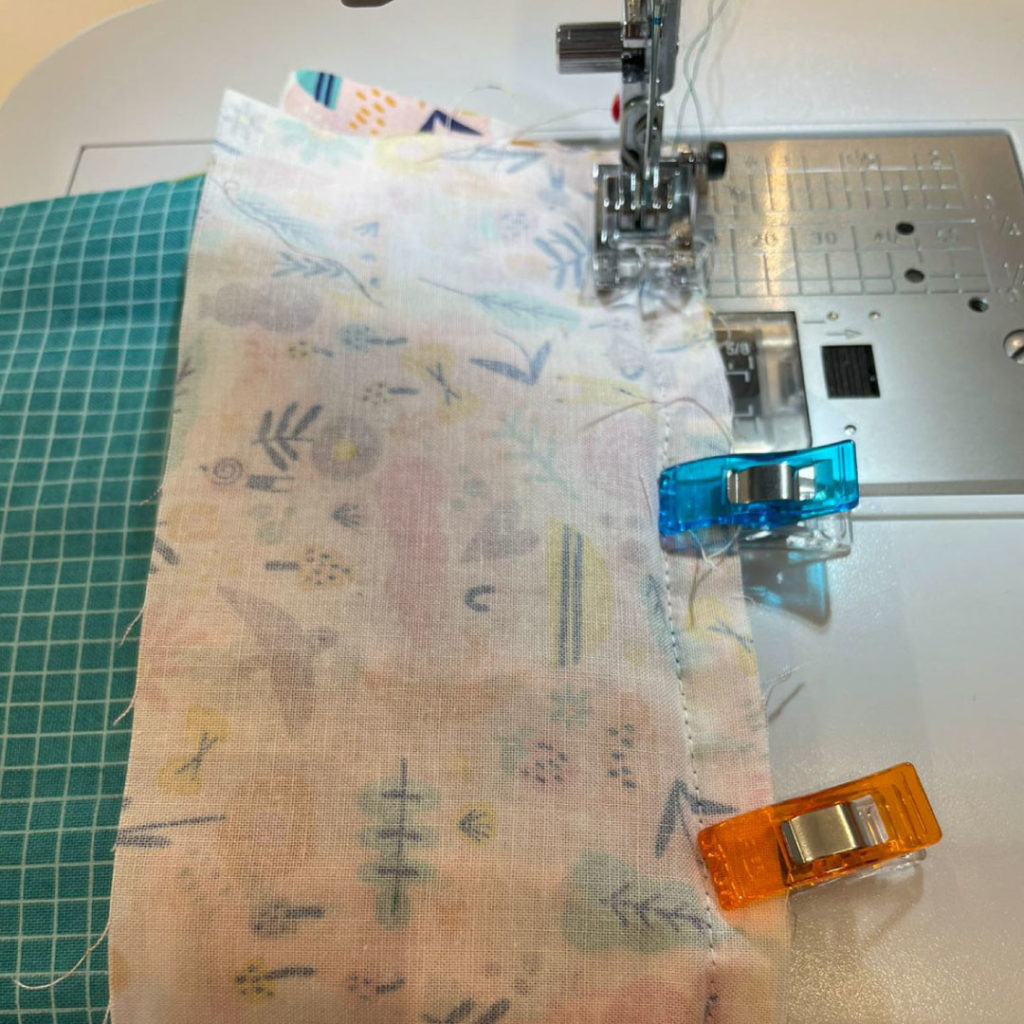 tutorial pochette janome macchine per cucire piedino zig zag standard